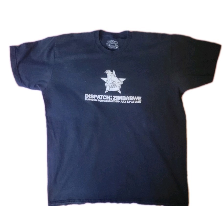 Rock Band Dispatch Zimbabwe MSG 2007 Concert Shirt XL – Video Crew Member Owned