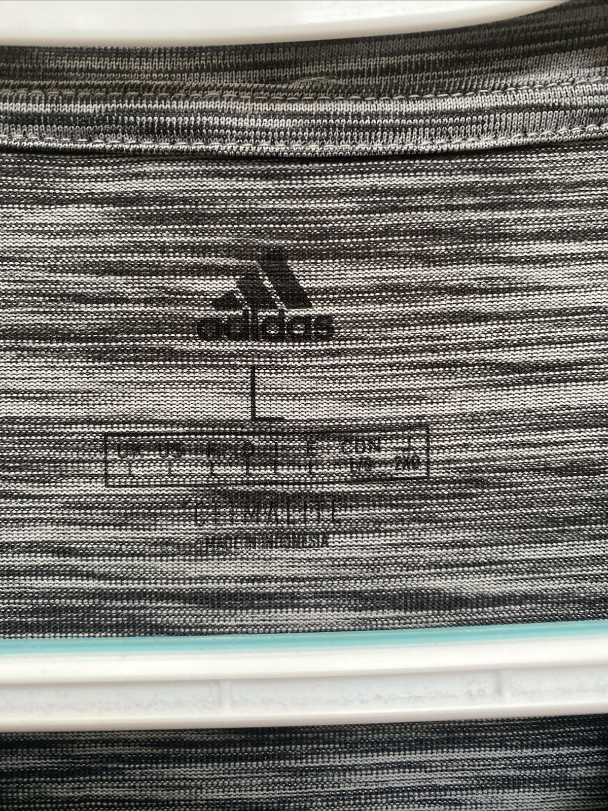 NEW Adidas Climalite Large Men’s Gray T-Shirt Short Sleeve Crew Neck 3S Tee NWT