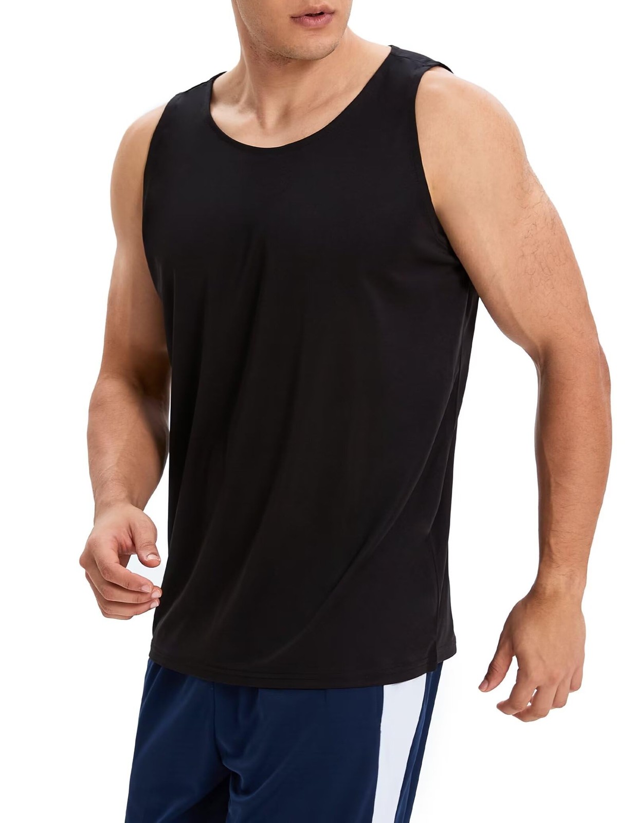 6 Pack Men’s Quick Dry Workout Tank Tops Breathable Gym Sleeveless Muscle Shi…