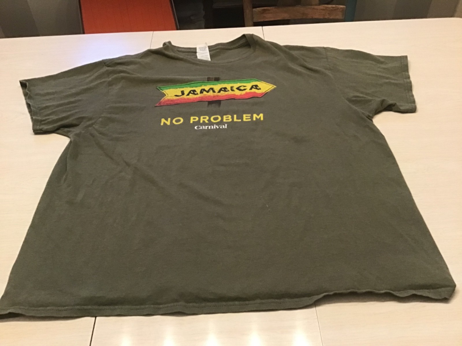 Vintage Delta Jamaica Carnival Cruise Men’s Short Sleeve 2 XL T Shirt
