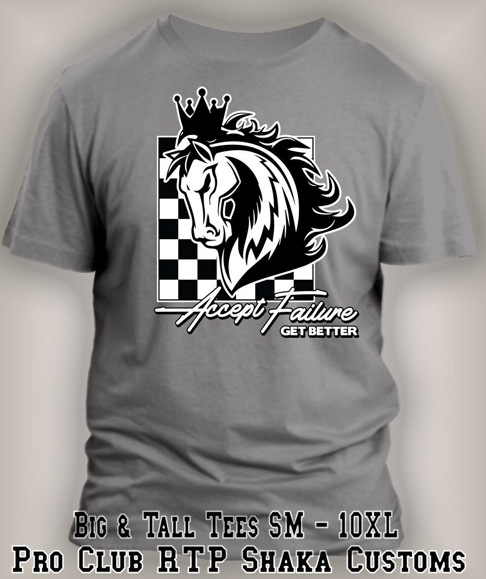 Accept Failure Sneaker Tee Shirt to Match J6 Reverse Oreo Pro Club Shaka RTP T