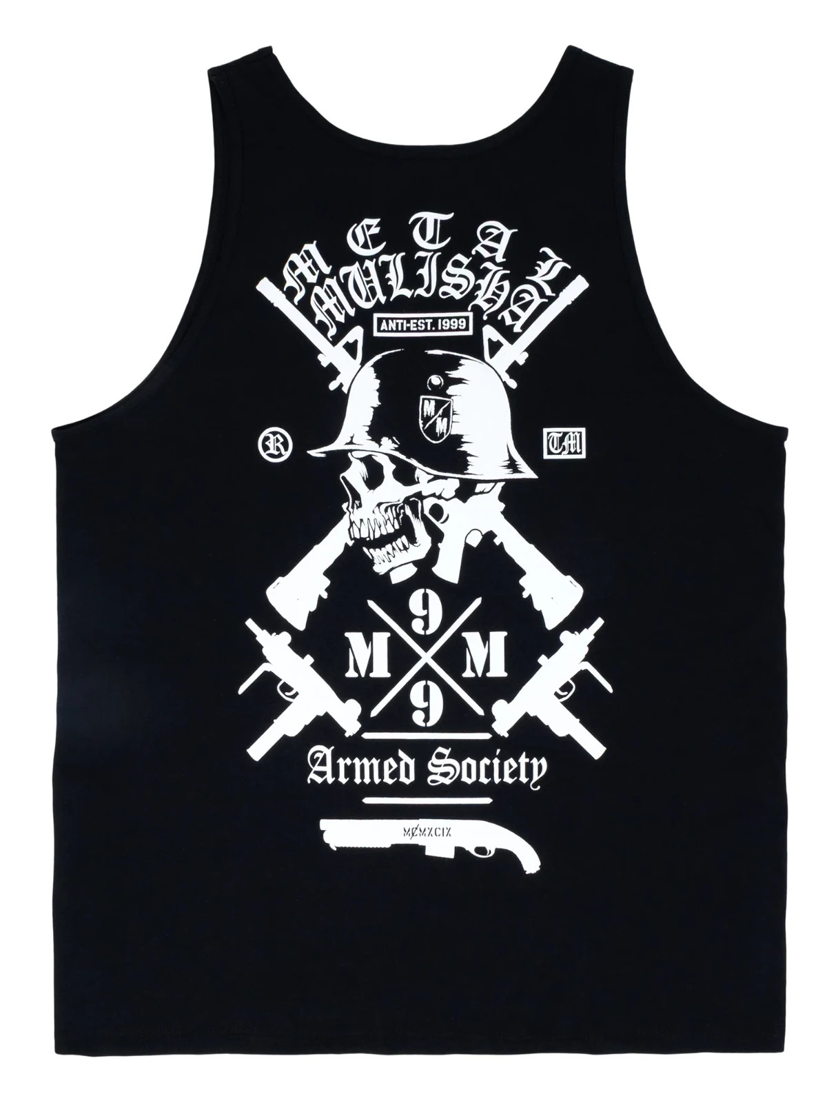 Metal Mulisha Men’s Armed Society Tank Top Motocross FMX Sleeveless MX T-shirt