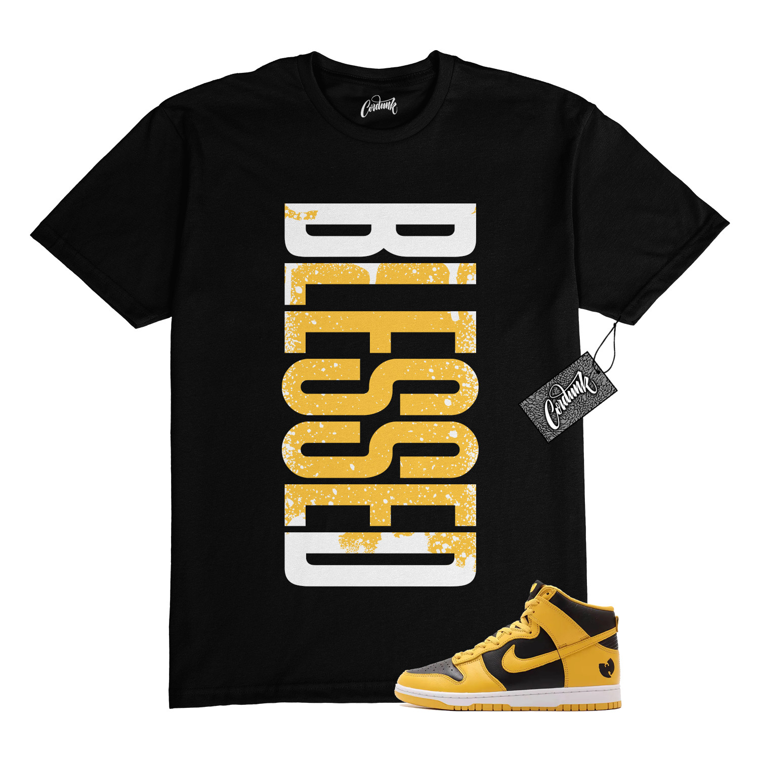 Dunk Tang Pollen Yellow Gold Black White High 2024 T Shirt to Match SWB