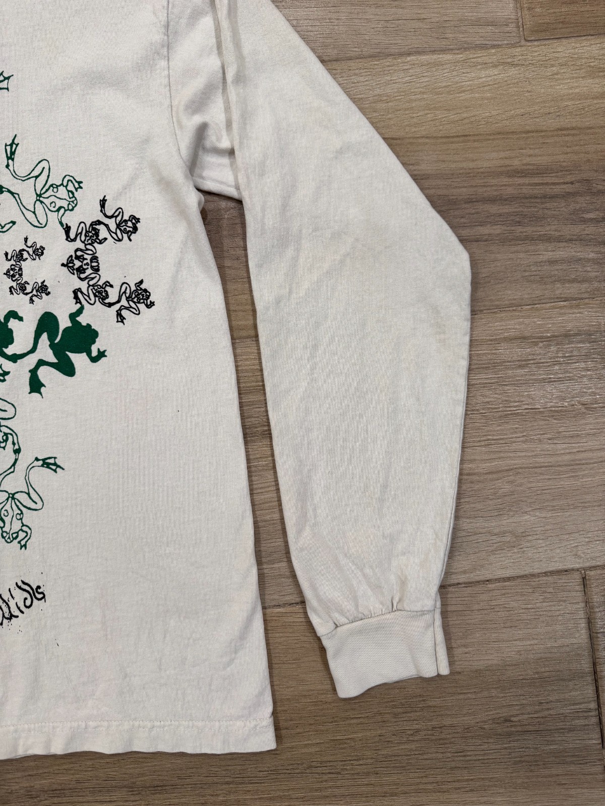Online Ceramics Frog Mandala Long Sleeve Shirt SMALL Men’s Adult Designer *FLAW