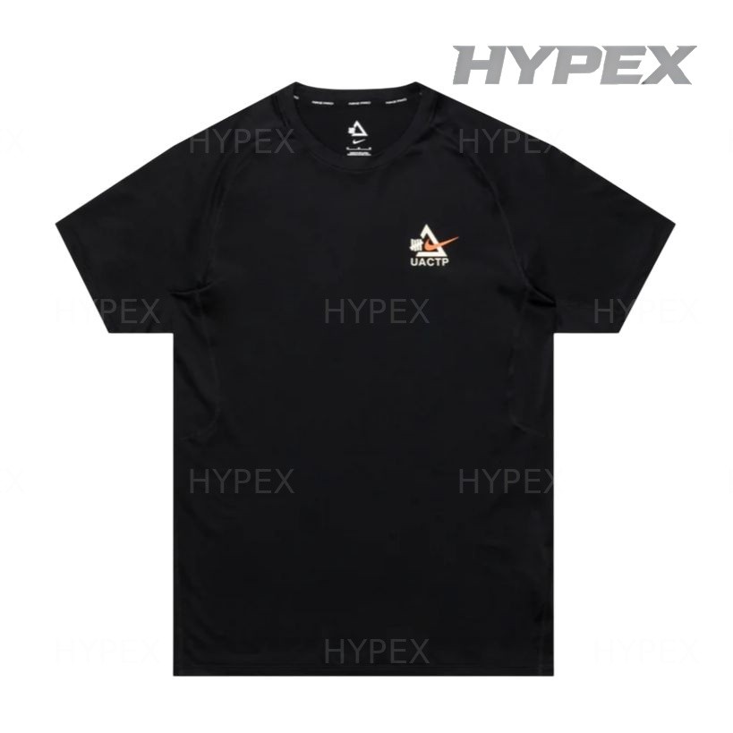 Nike T Shirts Men’s Black Crew Neck Moderate IQ7360-010 New Size