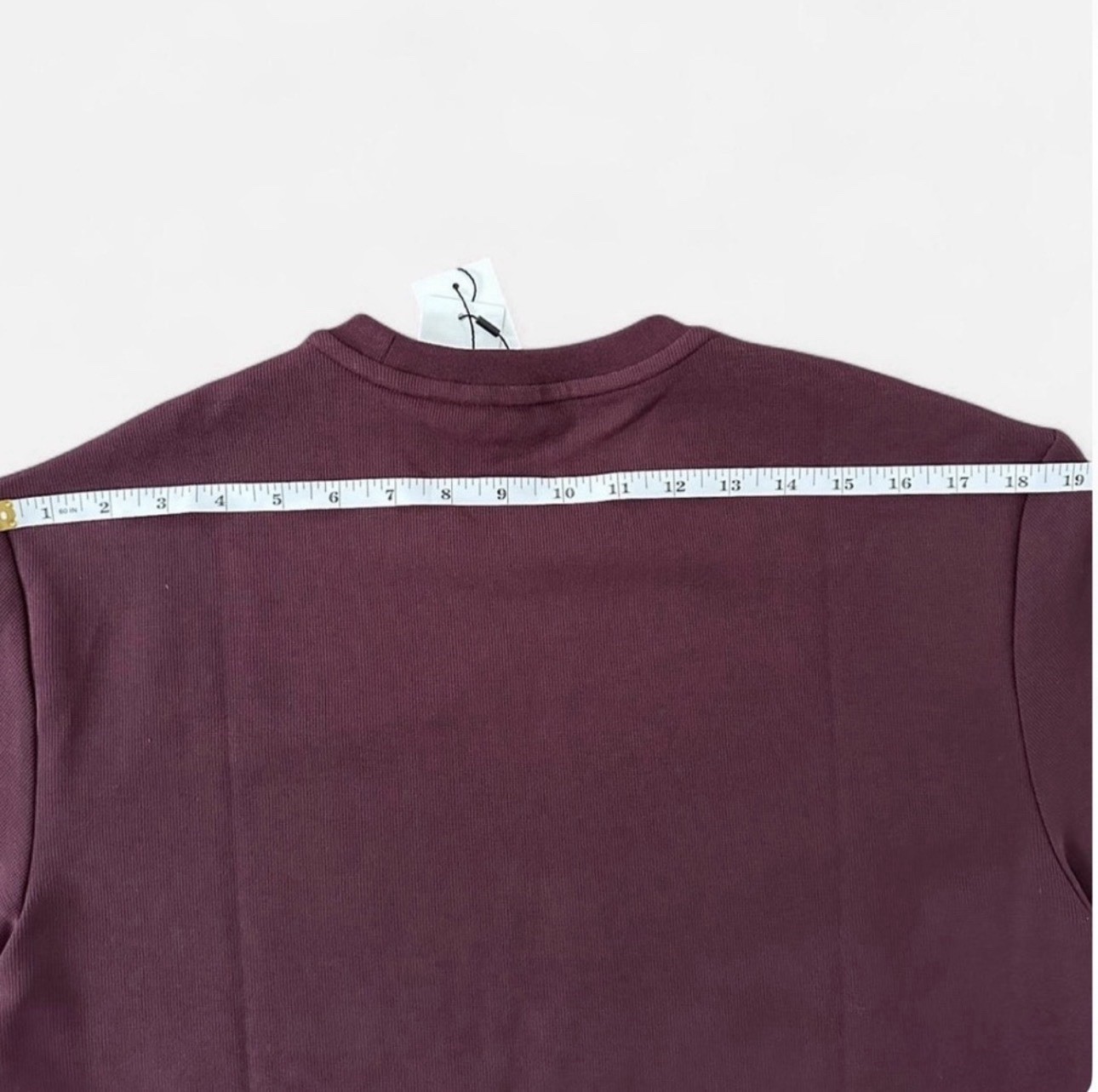 NWT Calvin Klein Men’s Burgundy Knit T-Shirt Size Large Crew Neck Casual Basics