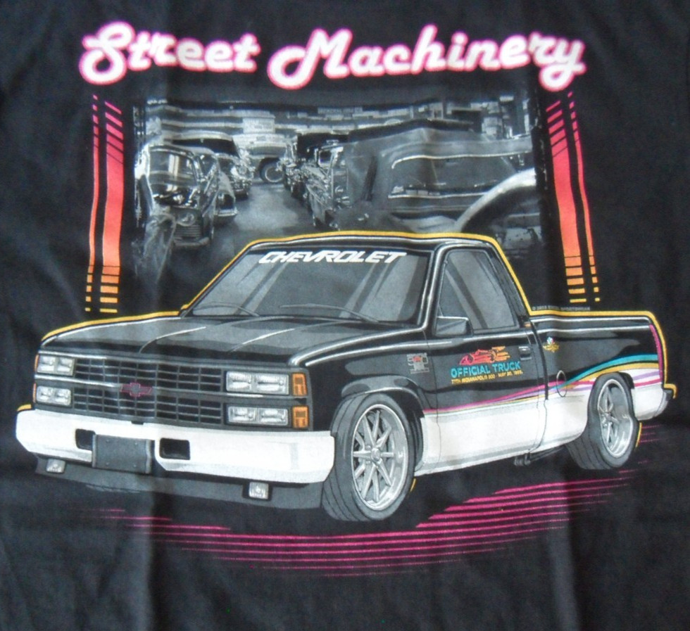 Street Machinery 1993 Chevy Silverado OBS Indy Pace Truck T Shirt New Hot Rod