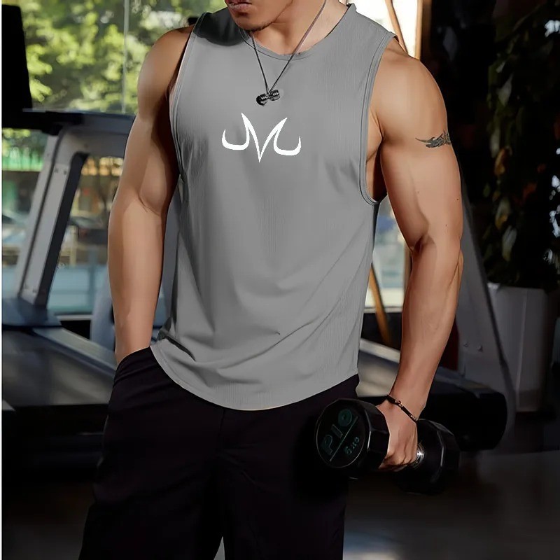 Men’s Gym Tank Top Muscle Shirt Sleeveless T Shirt Workout Fitness Training Tee