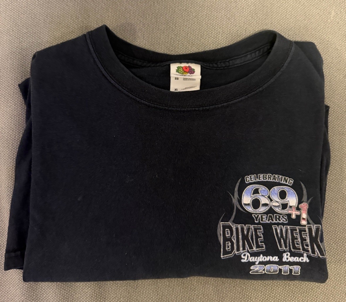 Vintage Harley-Davidson Men’s Daytona Beach Bike Week T-Shirt XL Fits Like L