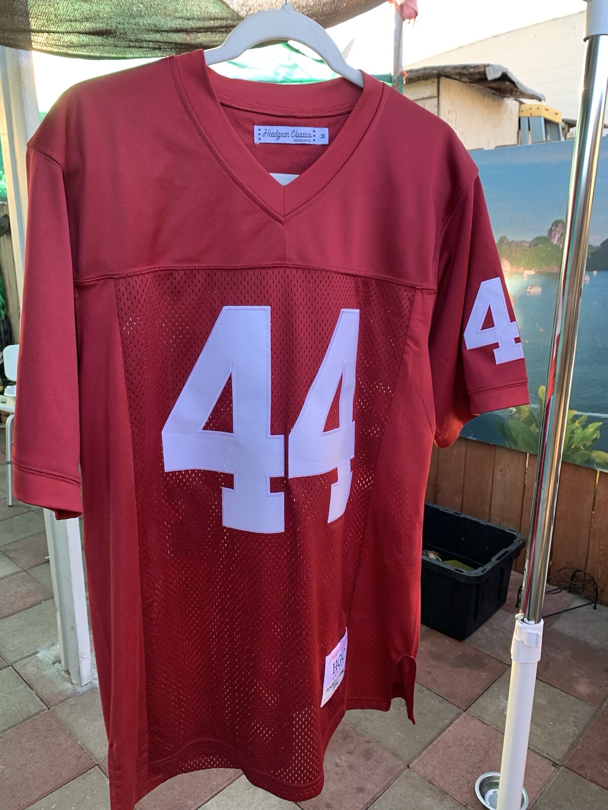 FORREST GUMP FOOTBALL JERSEY -Headgear Classica NOSTALGIA CO. HGC Size M