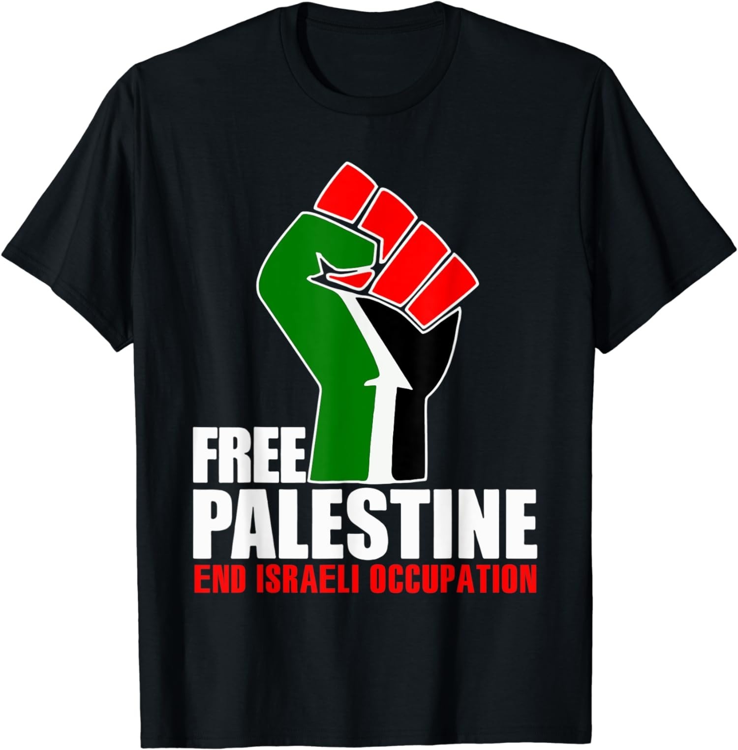 Free Palestine End Israeli Occupation – Peace Unisex T-Shirt