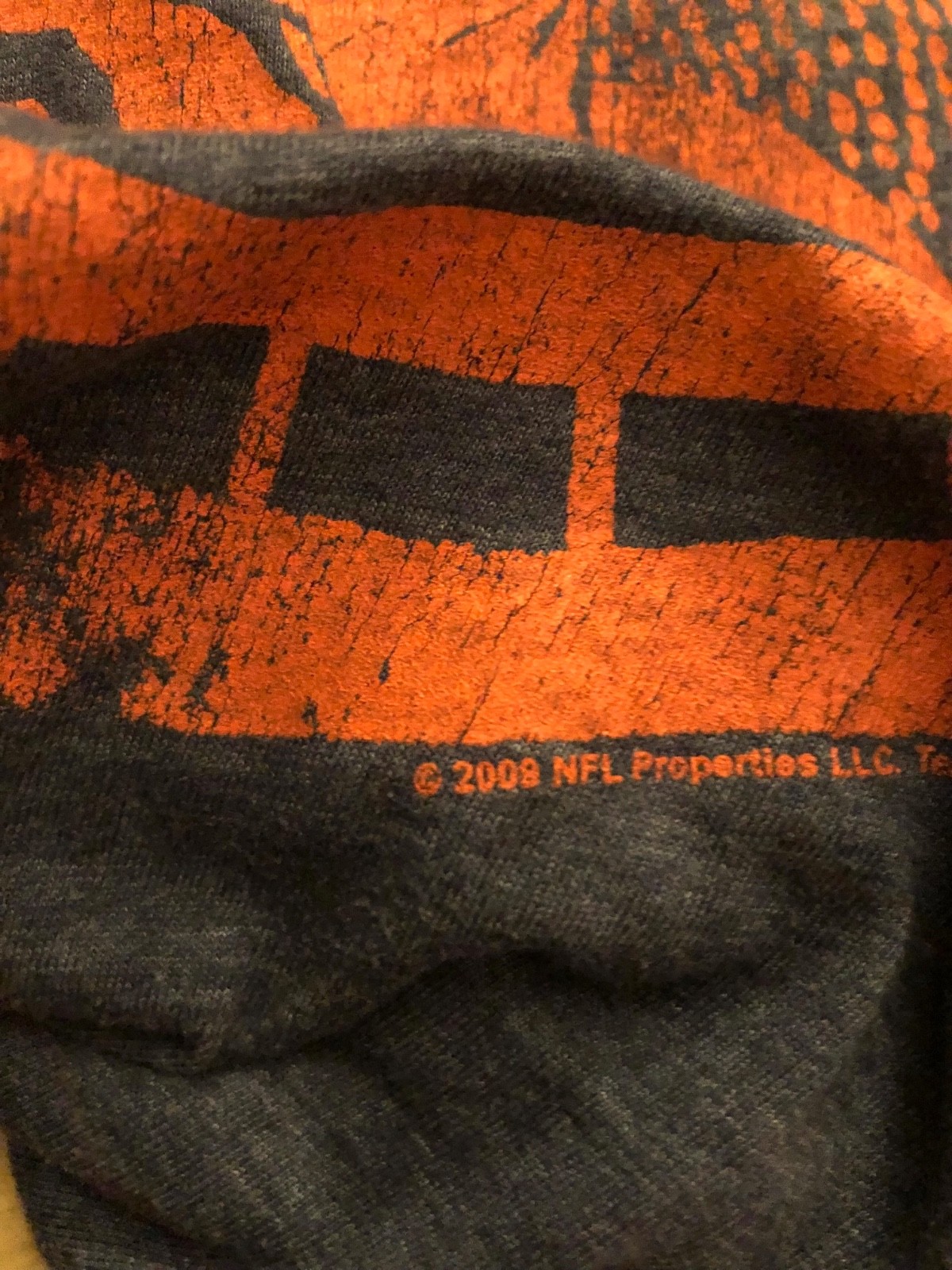 Vtg Throwback 1930/40s Logo Chicago Bears Shirt Wrigley Field Graphic Med/Sm
