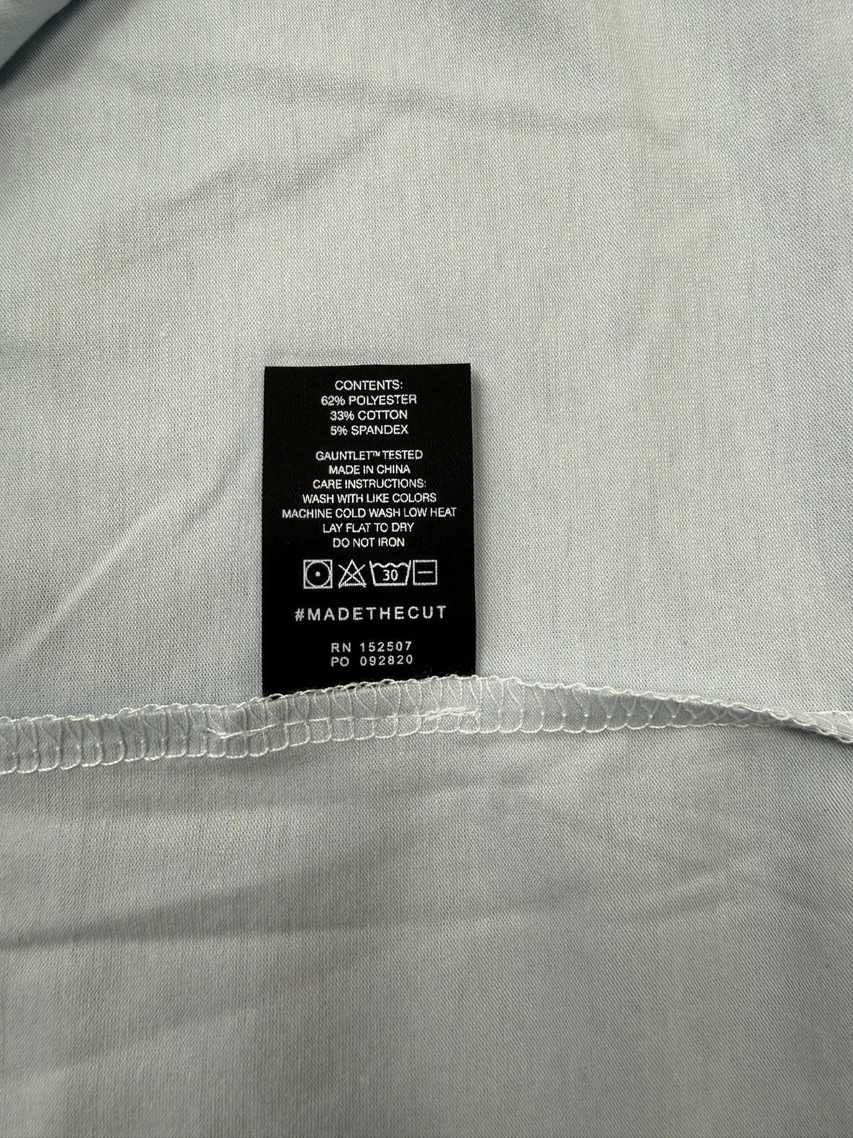 Cuts Clothing Short Sleeve V Neck Curve-Hem T-Shirt Mens XL Glacer Pyca Pro