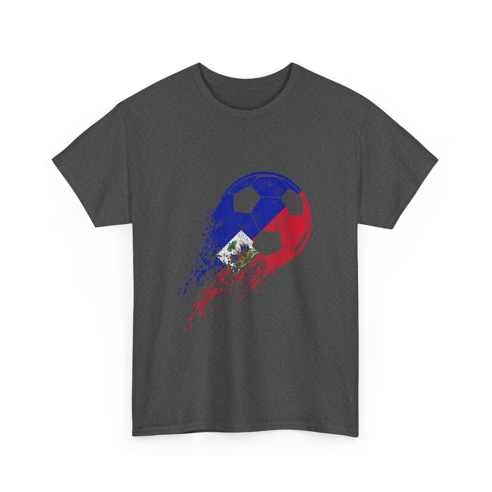 Haiti Soccer T-Shirt, Haitian Flag Pride Soccer Player Women Men Shirt