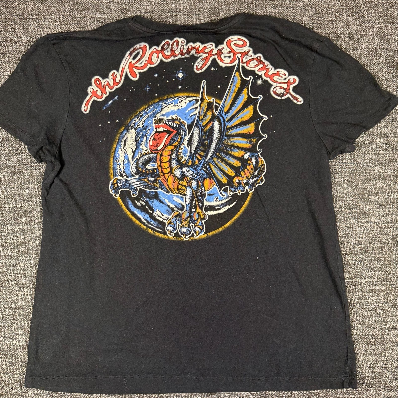 Zara The Rolling Stones 78 U.S. Tour Double Sided Graphic T-Shirt