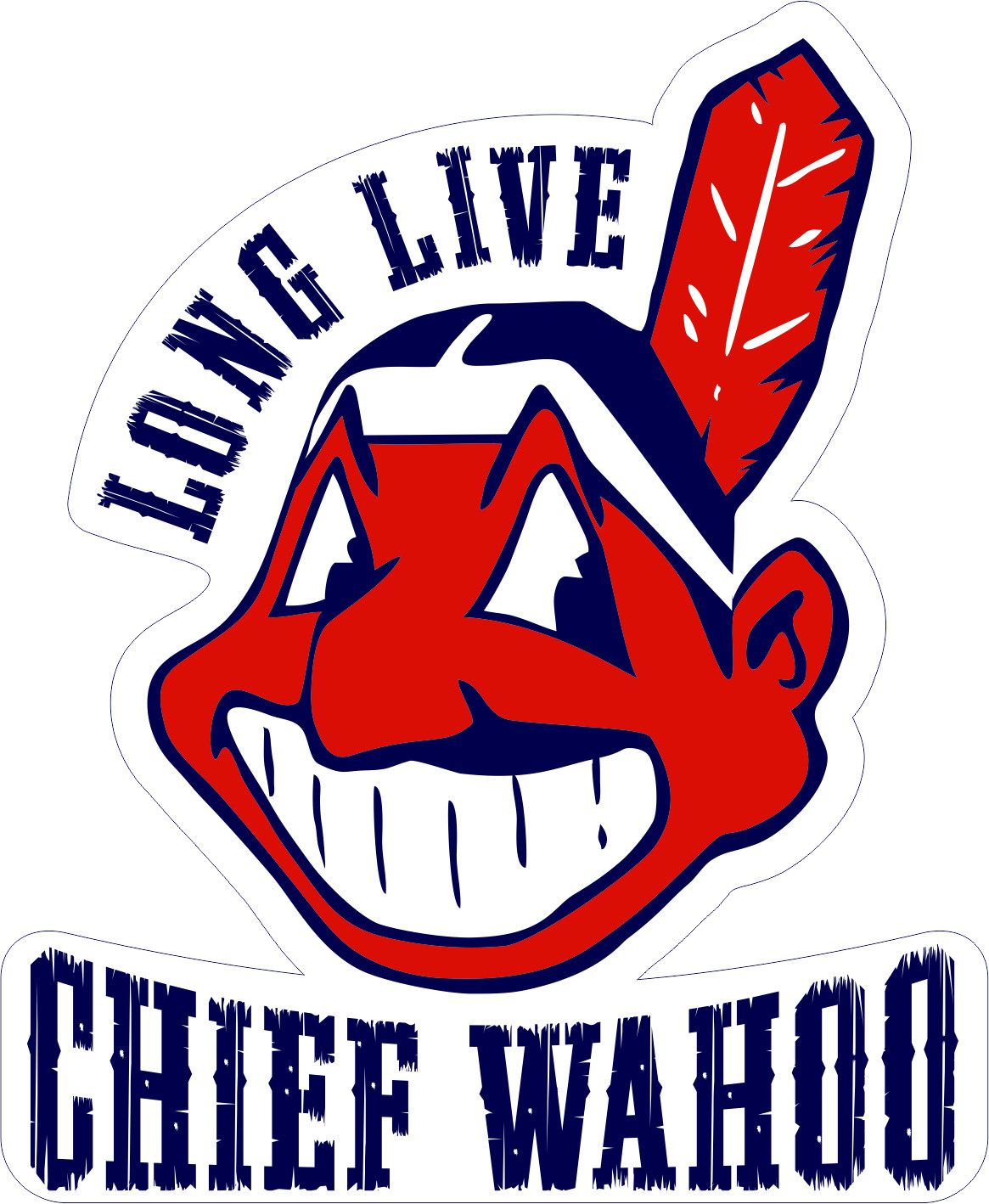 Cleveland Indians Long Live Chief Wahoo T-SHIRT THE ORIGINAL S-5XL
