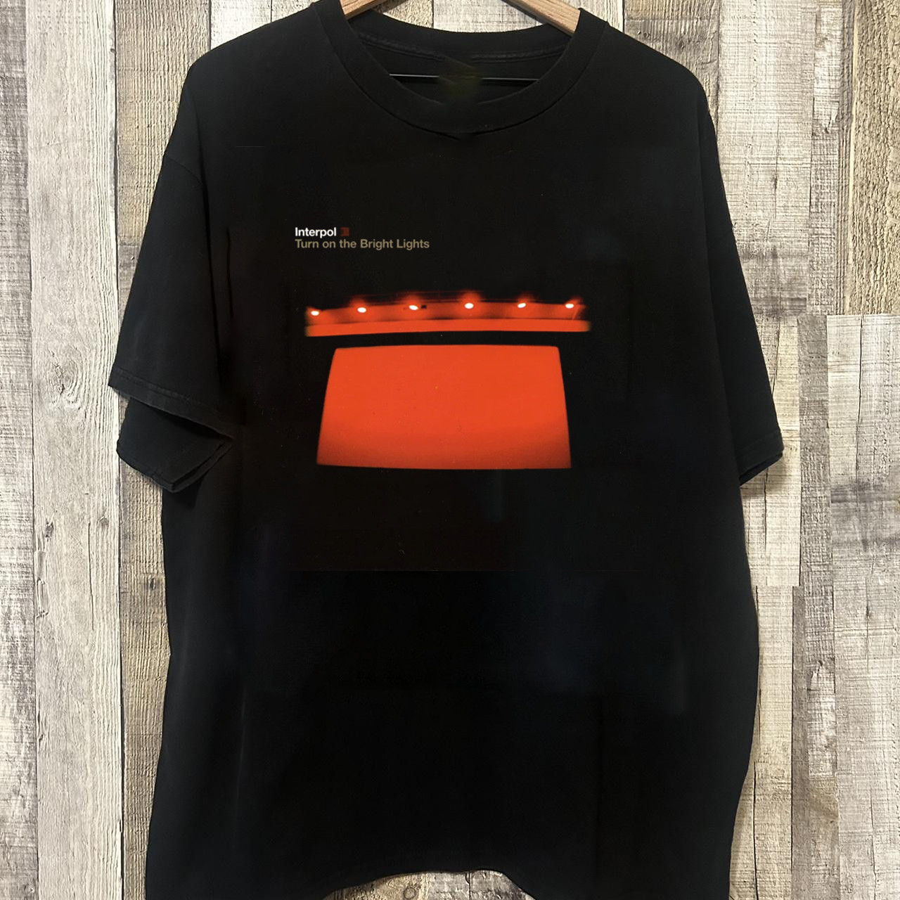 Trend! Interpol band Black Cotton Shirt All size S-5XL T866