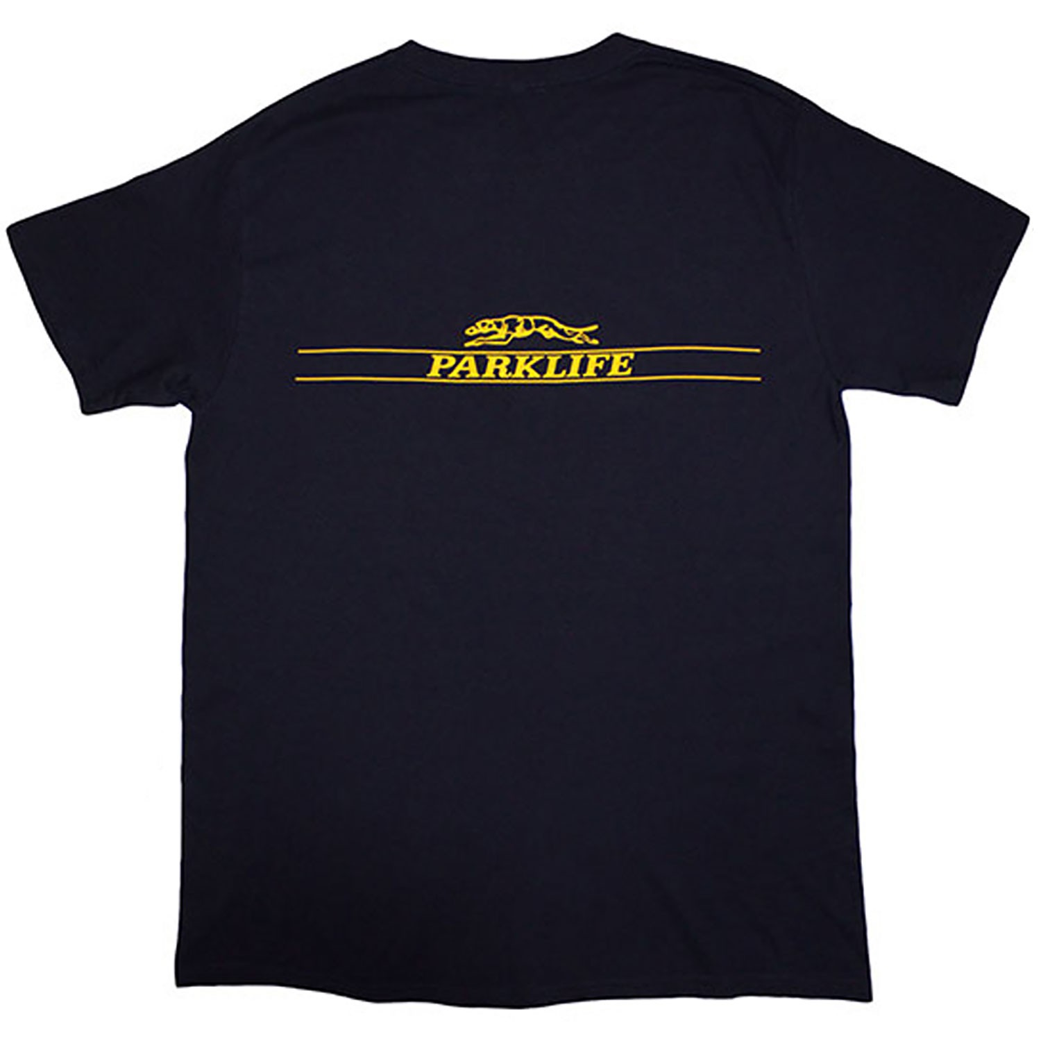 Men’s Blur Parklife Back T-shirt Large Navy Blue