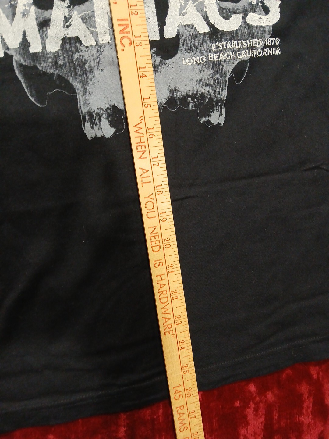 Motorcycle Skull T-shirt Large Old Navy Black