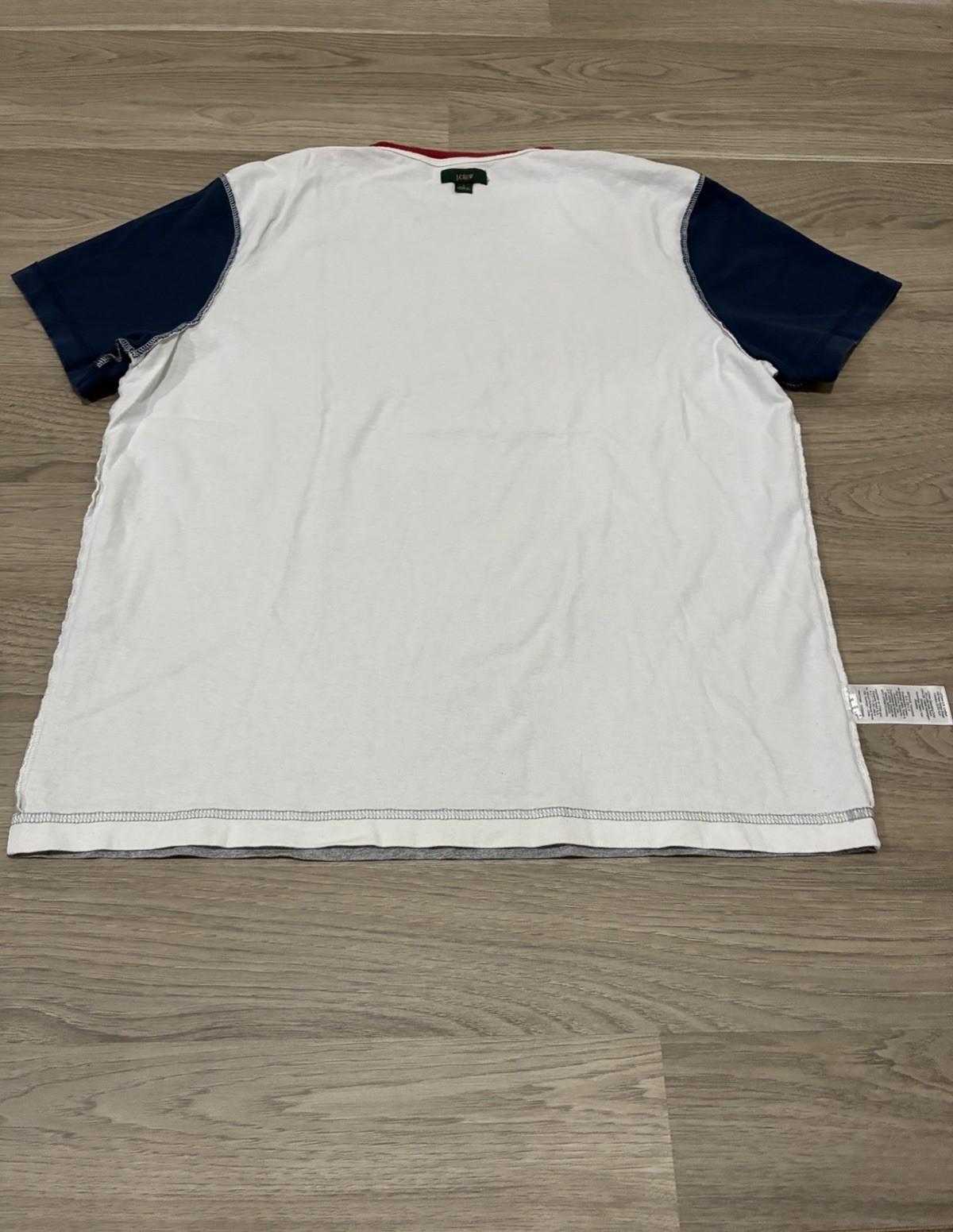 Gray J Crew Classic Colorblock Solid Short Sleeve T Shirt Men’s Size L