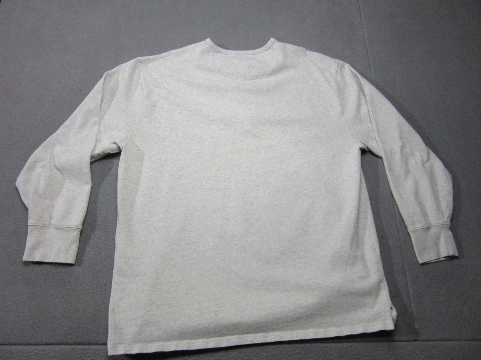 Pendleton Henley Shirt Mens 2XL Gray Long Sleeve 3 Button Knit Casual