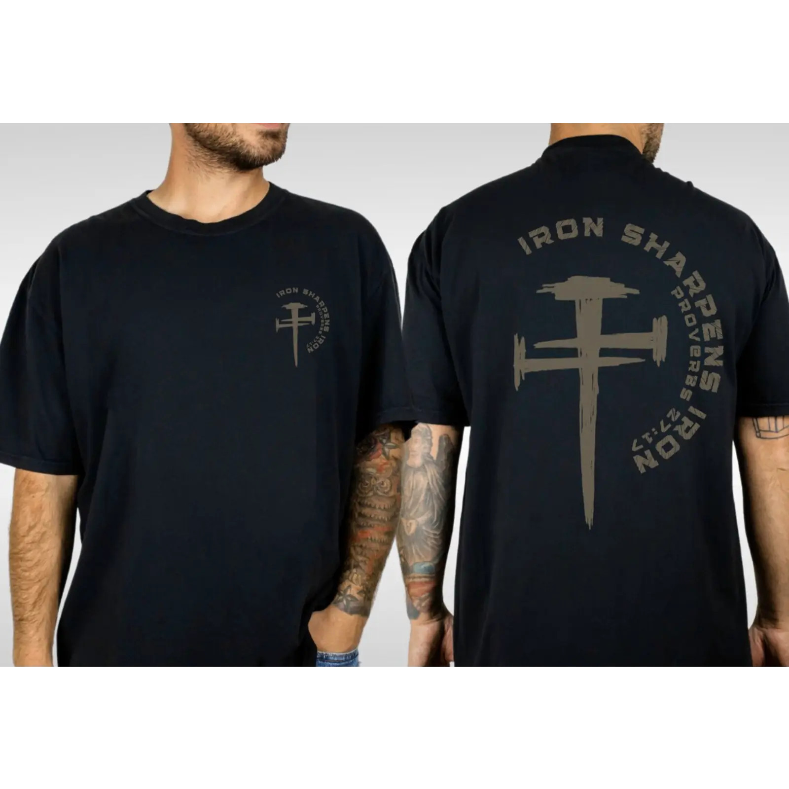 Iron Sharpens Iron Christian Gym Shirt Christian Clothes