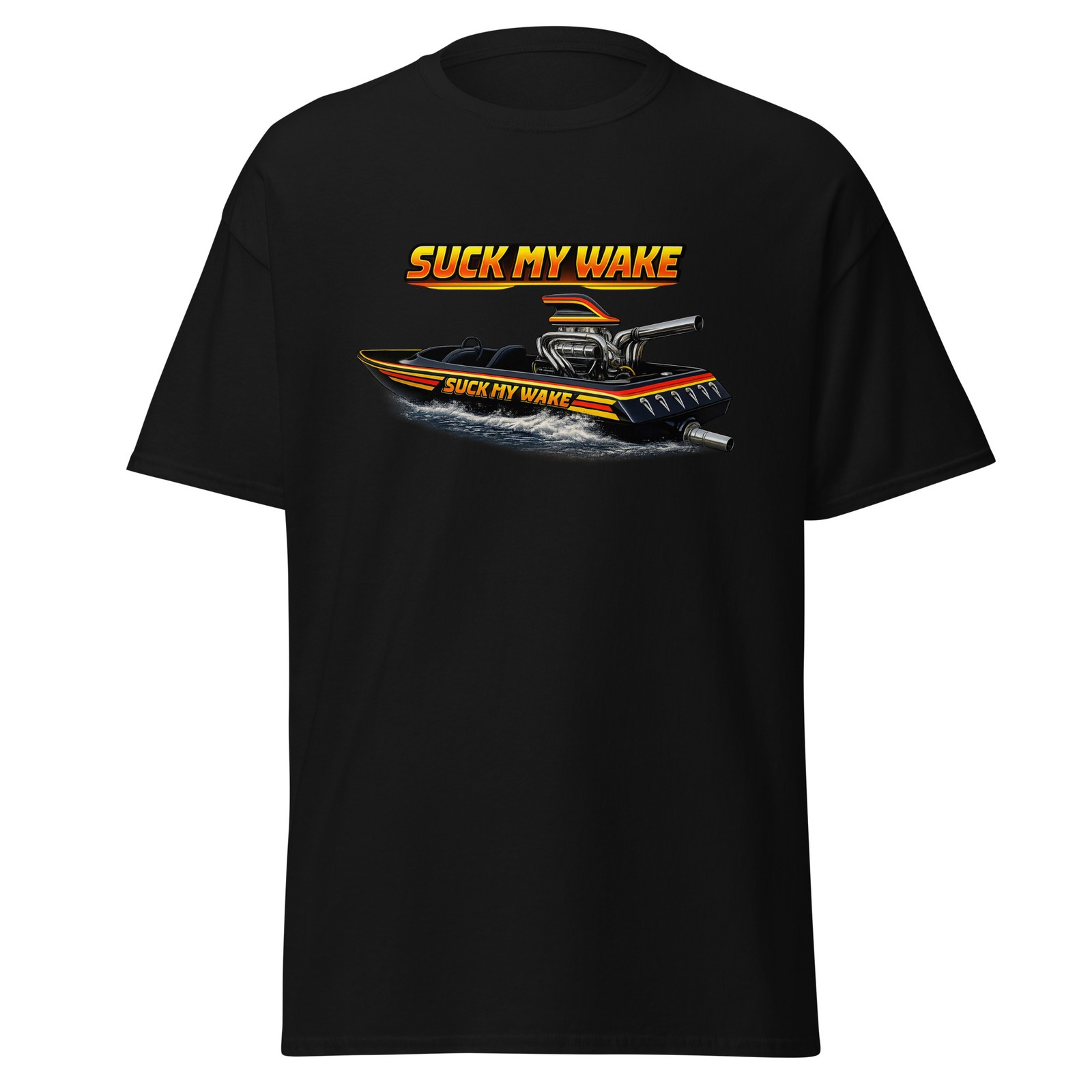 Suck My Wake – 80’s The Great Outdoors Boating Movie Quote Shirt, Unisex
