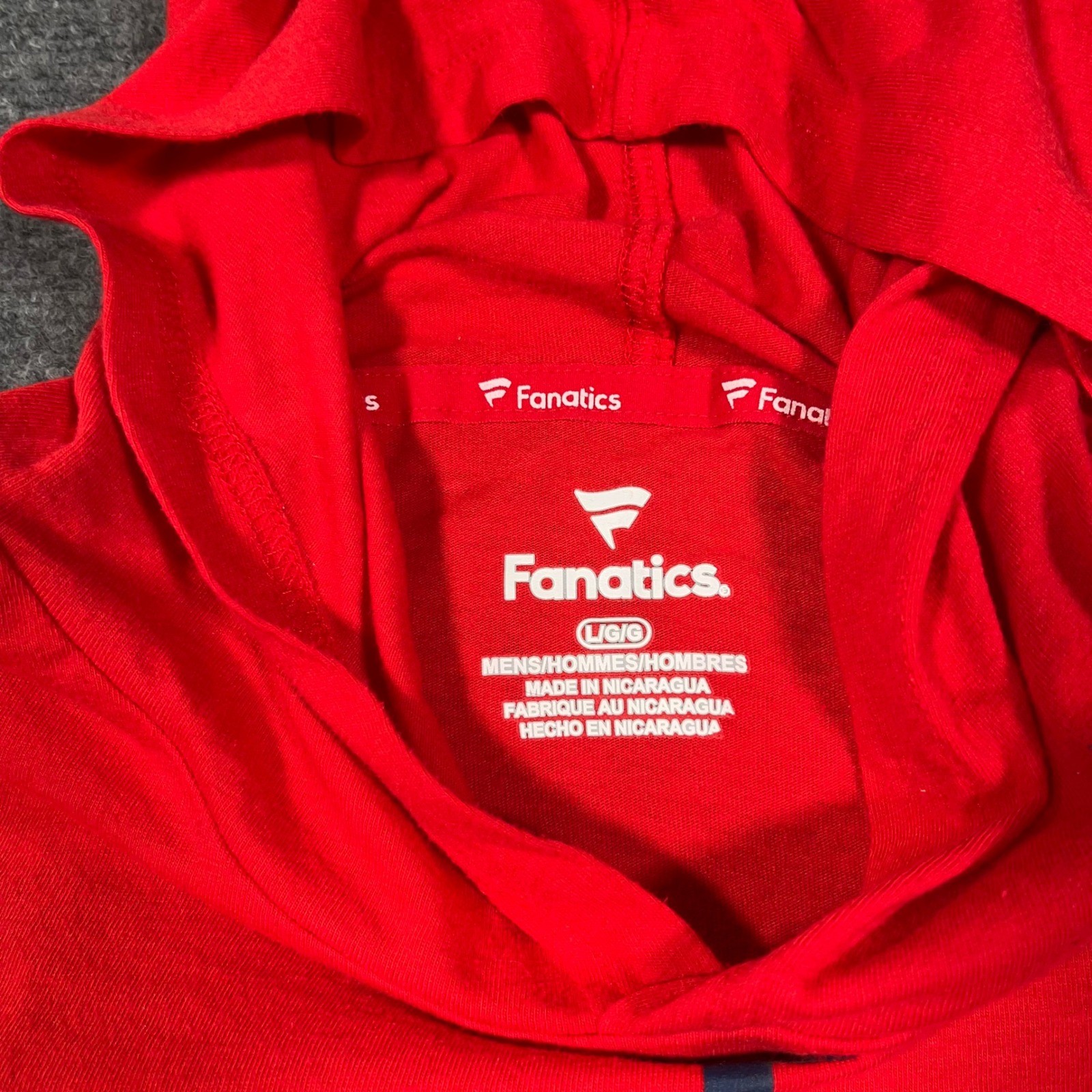 Fanatics St. Louis Cardinals Hoodie T-Shirt Mens Large Short Sleeve Performance