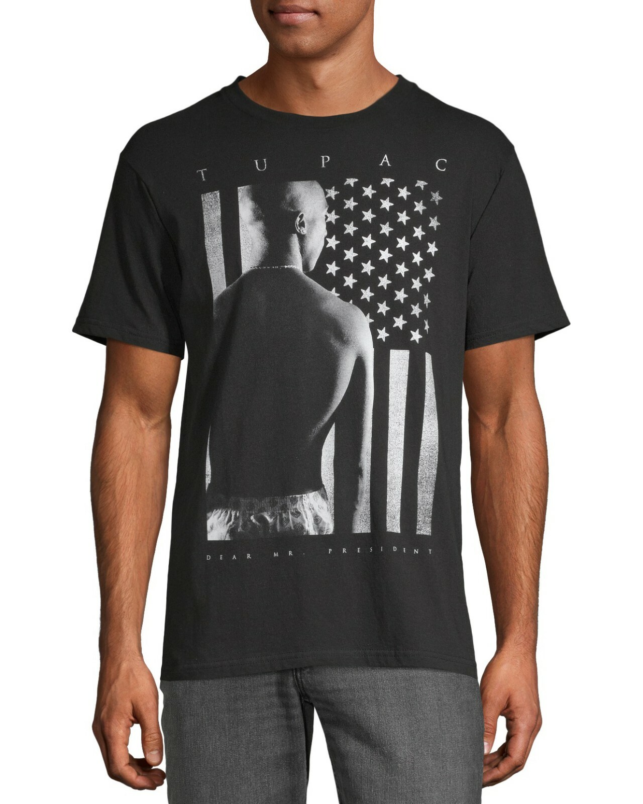 Bravado Men’s Tupac 2Pac Short-Sleeve Graphic T-Shirt (Black, S M L XL 2XL 3XL)