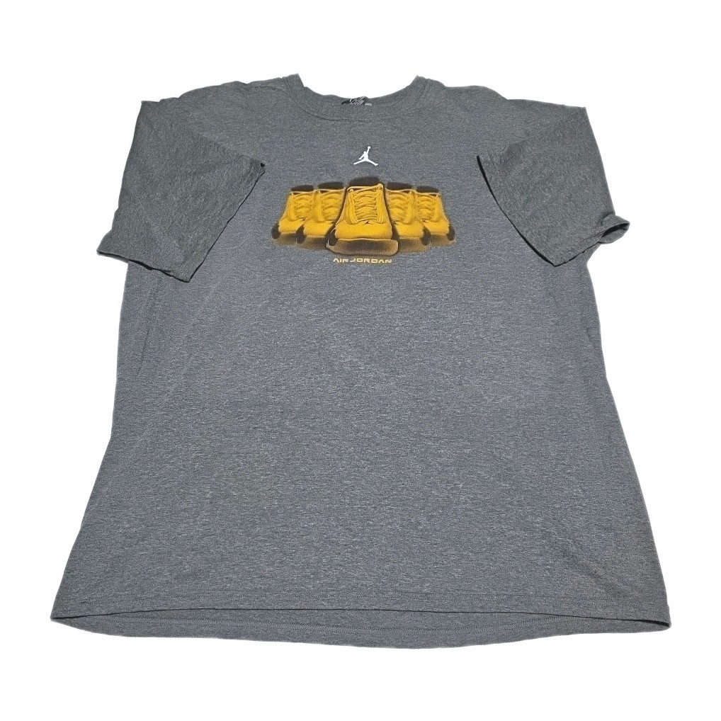 Vintage Air Jordan T-Shirt SZ XL Sneaker 14 Retro Chutney 2004 Nike Dark Cinder