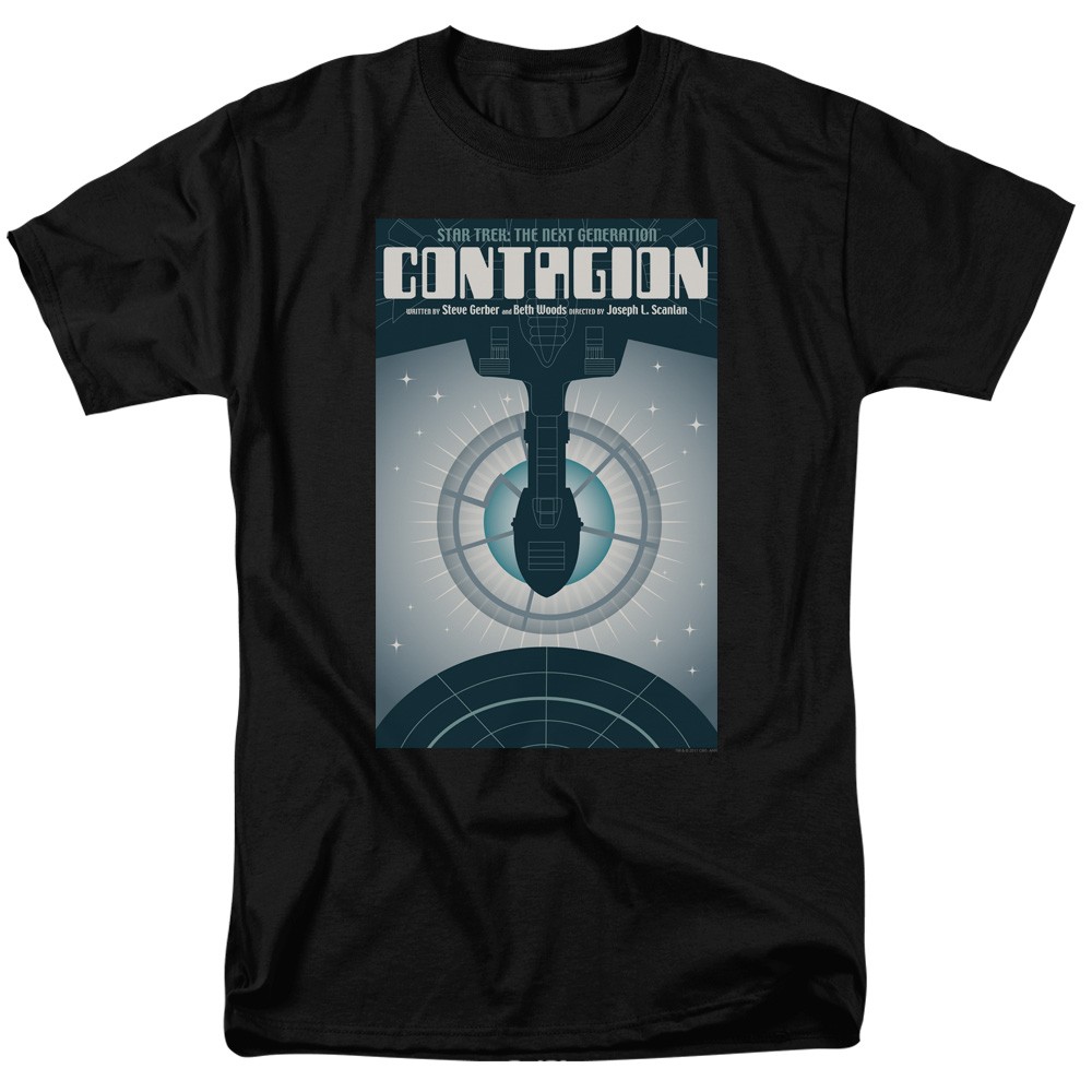 Star Trek – Tng Season 2 Episode 11 – Adult Unisex Short Sleeve T-Shirt – Black