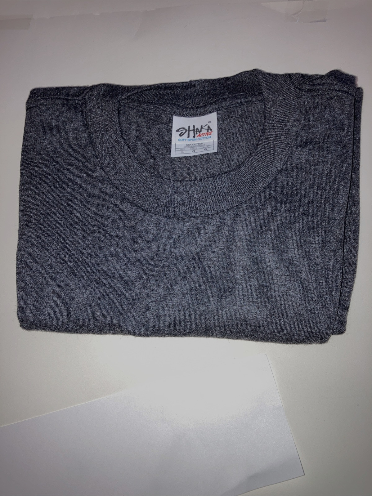 Shaka Wear 6.0 oz Active Short Sleeve T-Shirt 100%cotton except a few colors