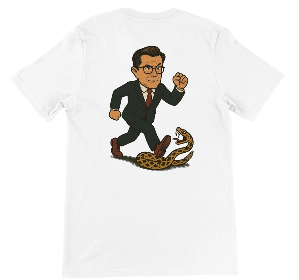 Stephen Colbert T-Shirt: Political Satire Unisex Crewneck Tee