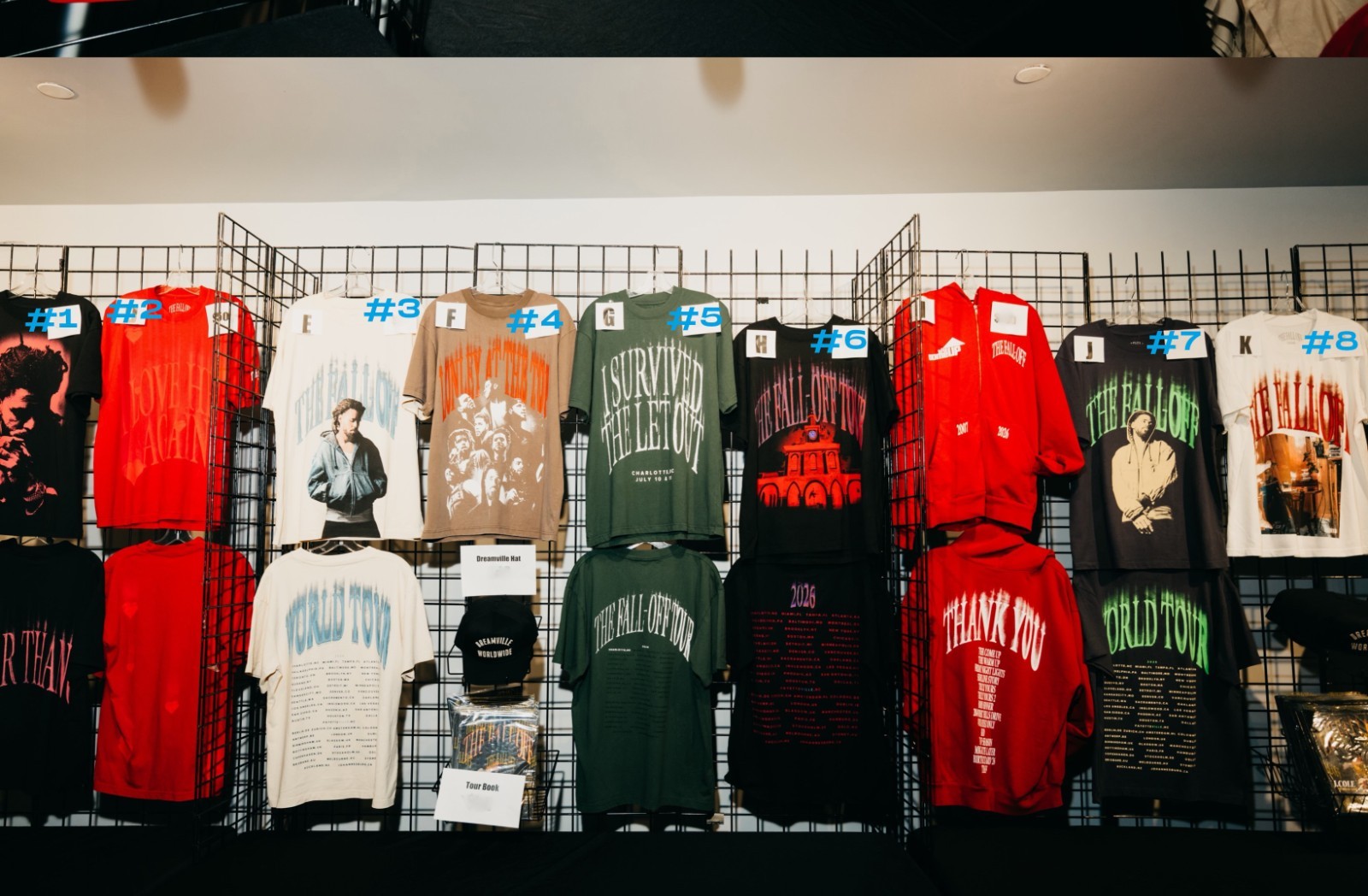 Custom J. Cole The Fall Off World Tour 2026 Merch Tee Reprint