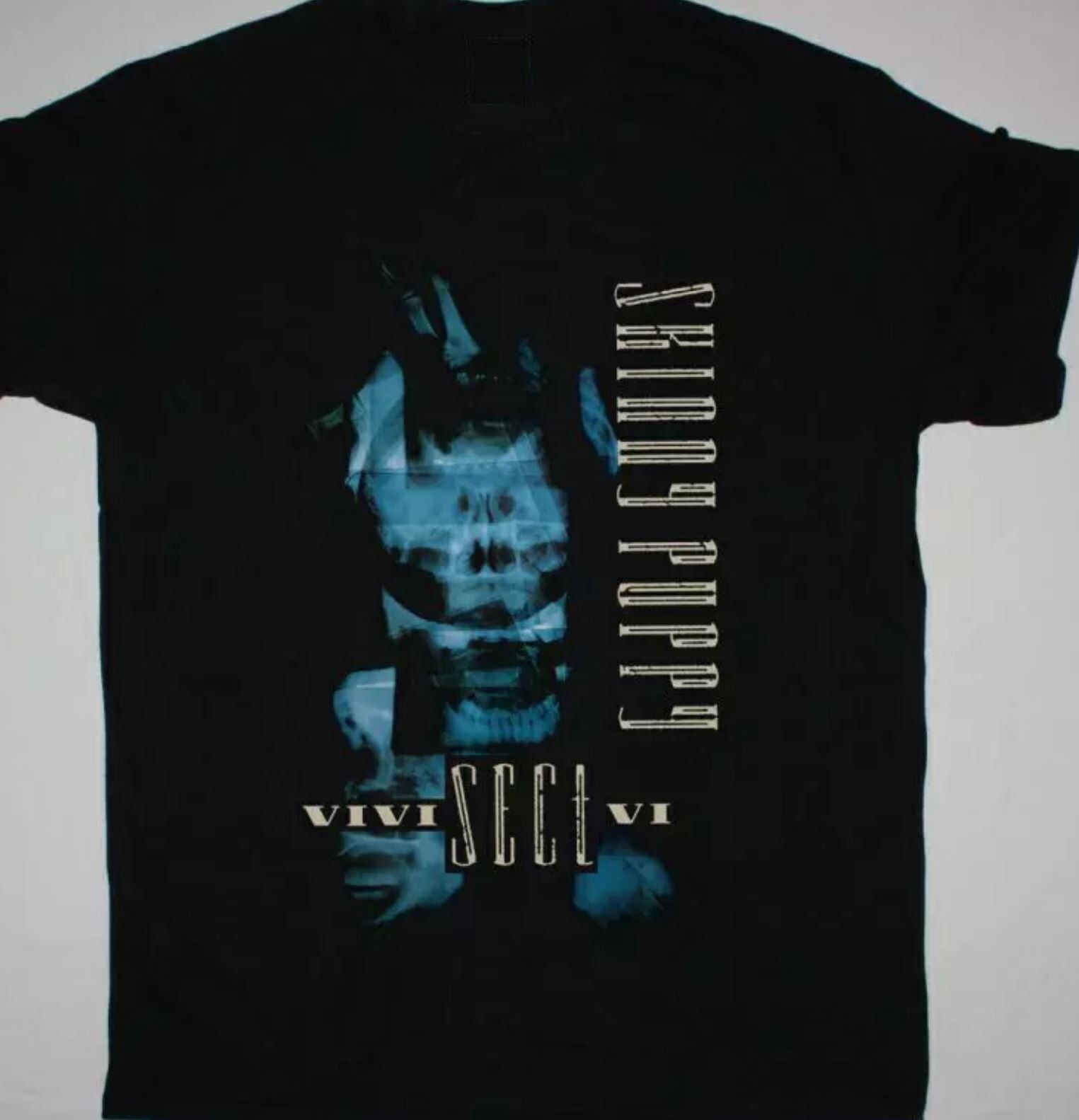 Vintage 90s SKINNY PUPPY VIVISECTVI Tee Cotton Black Unisex S-2345XL T-Shirt