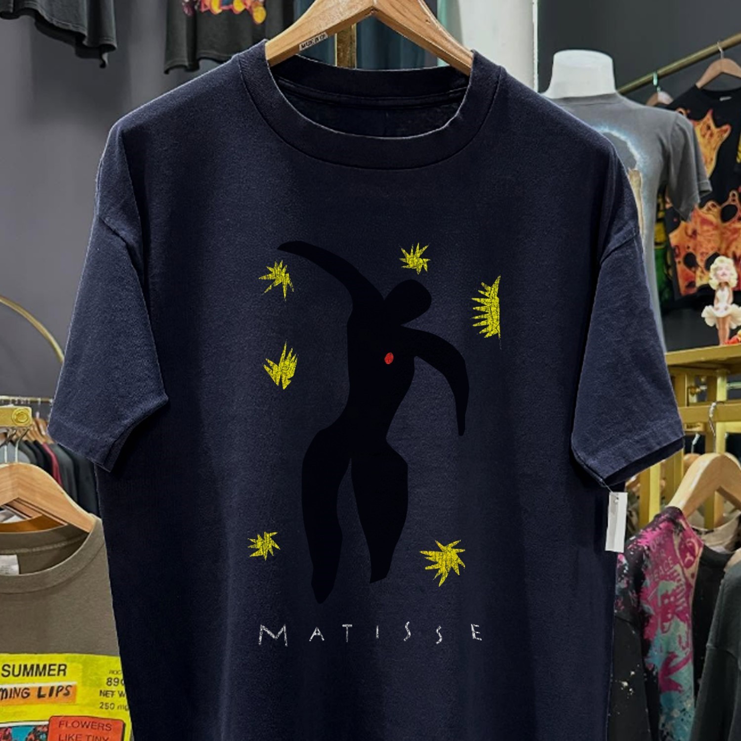 90s Matisse Classic T-Shirt Navy L