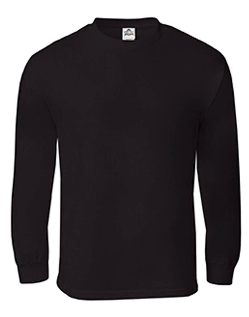 New Mens AAA Black Navy Blue Plain Long Sleeve T-Shirt S M L XL 2XL 3XL 4XL 5XL