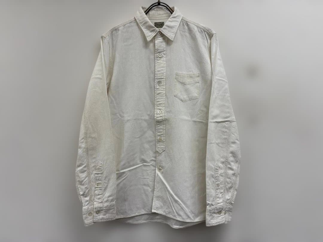 Phigvel Selvedge Chambray Shirt White Size M PMQ-LS09
