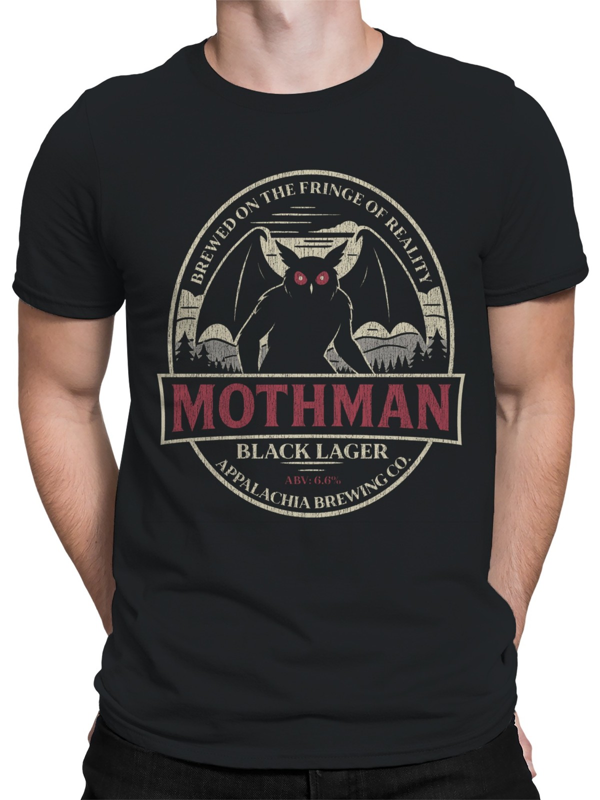 Mothman Black Lager 6.6% Brew Men’s T-shirt