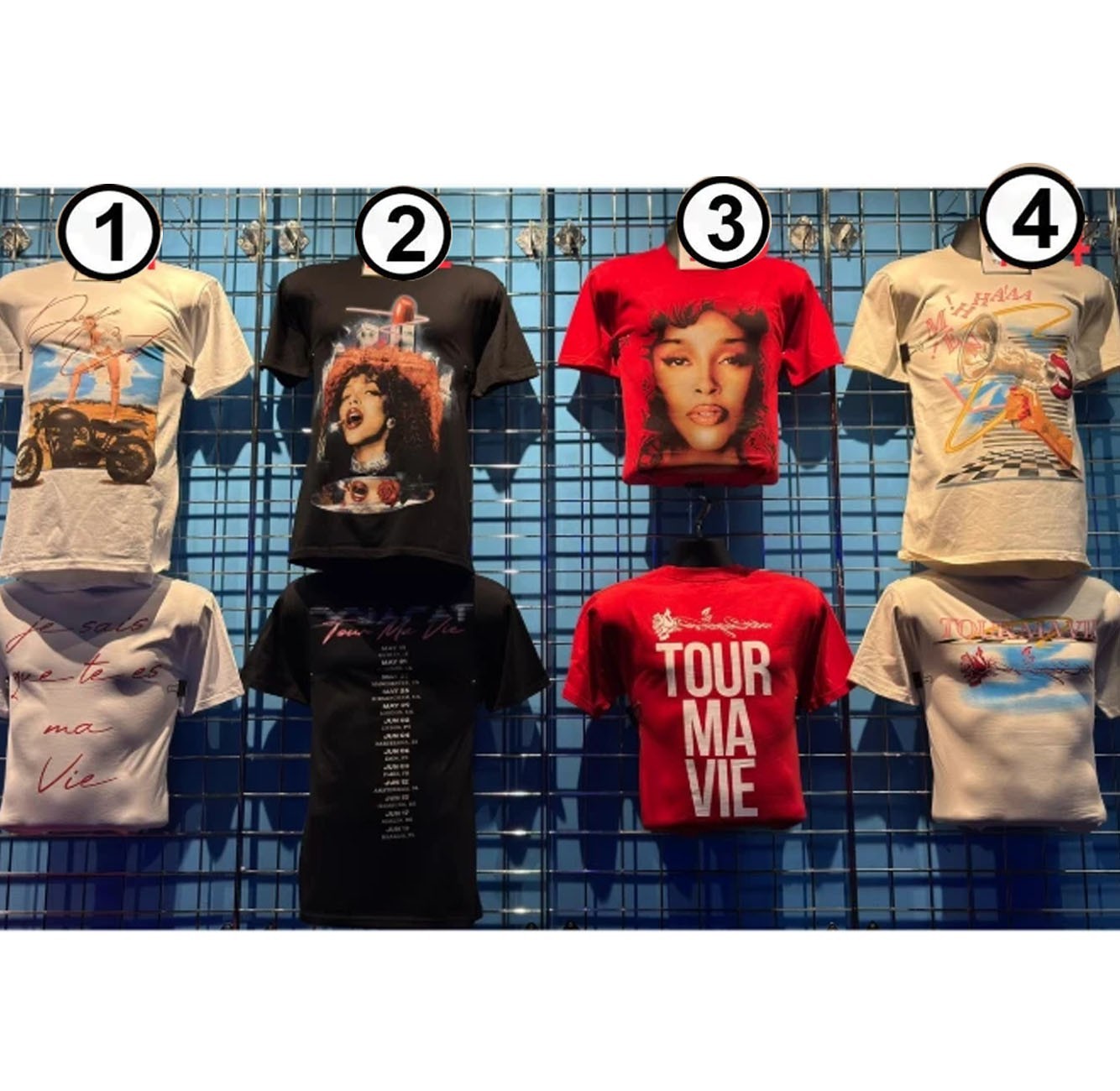 Doja Cat Shirt Lot Tour Ma Vie Concert Merch Reprint