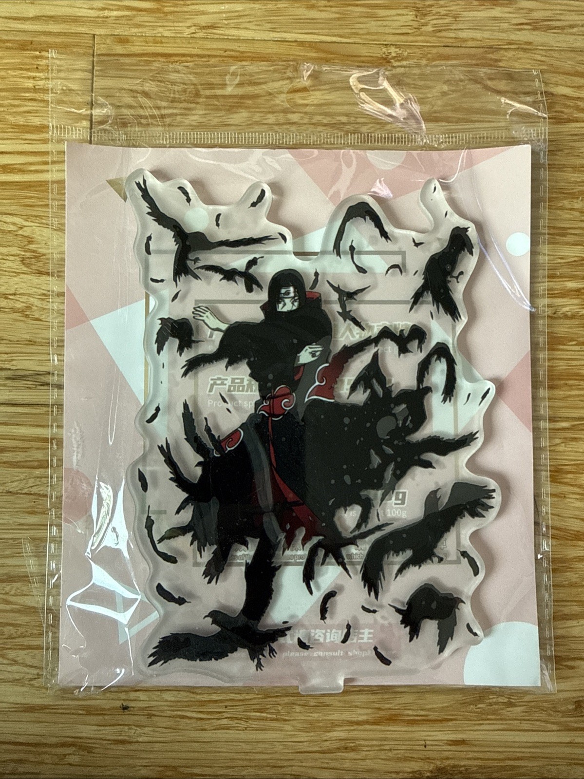 Naruto Acrylic stand figures Itachi Crows Anime figures. Brand New Sealed