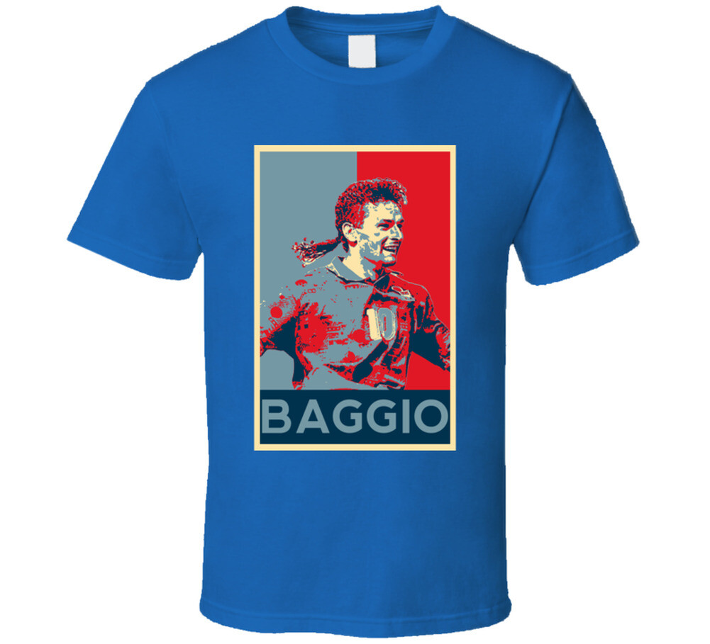 Roberto Baggio Italy Soccer Futbol Player Top 100 All Time Sports Fan T Shirt