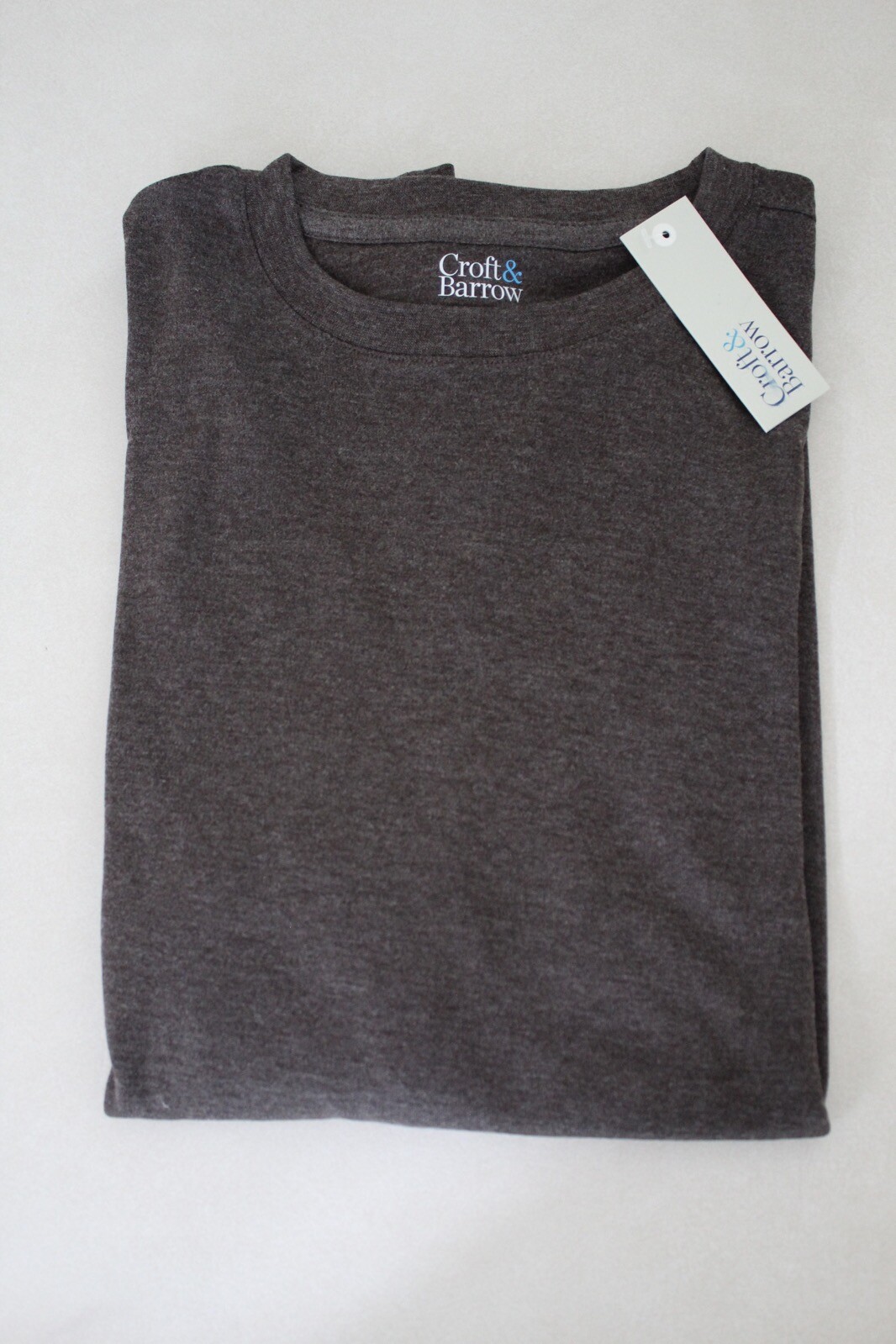 CROFT & BARROW Men’s Easy Care Long Sleeve T-Shirt size M New