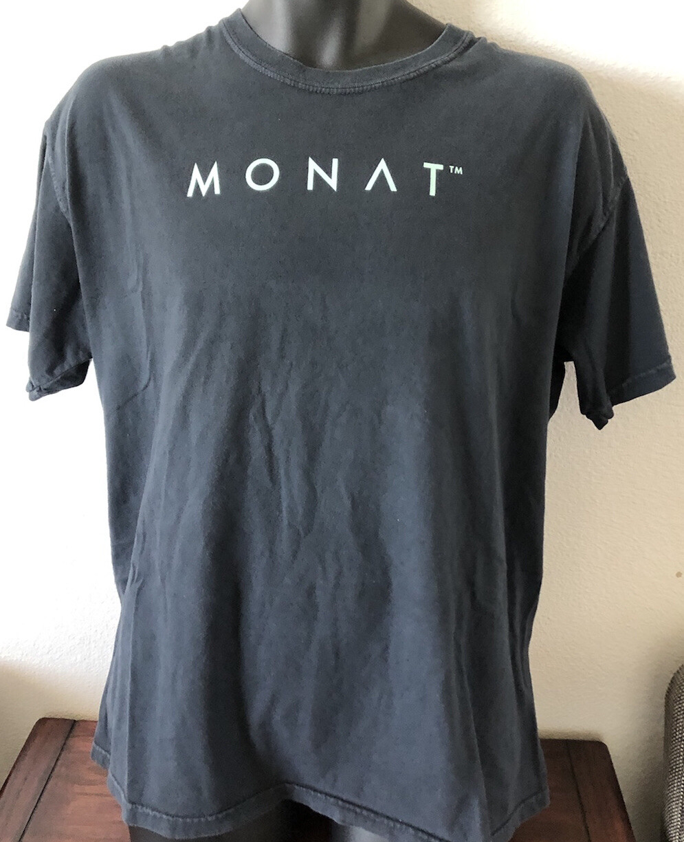 MONAT Global Corp FAMILY Haircare Skincare Doral Florida Men’s RARE T-shirt L