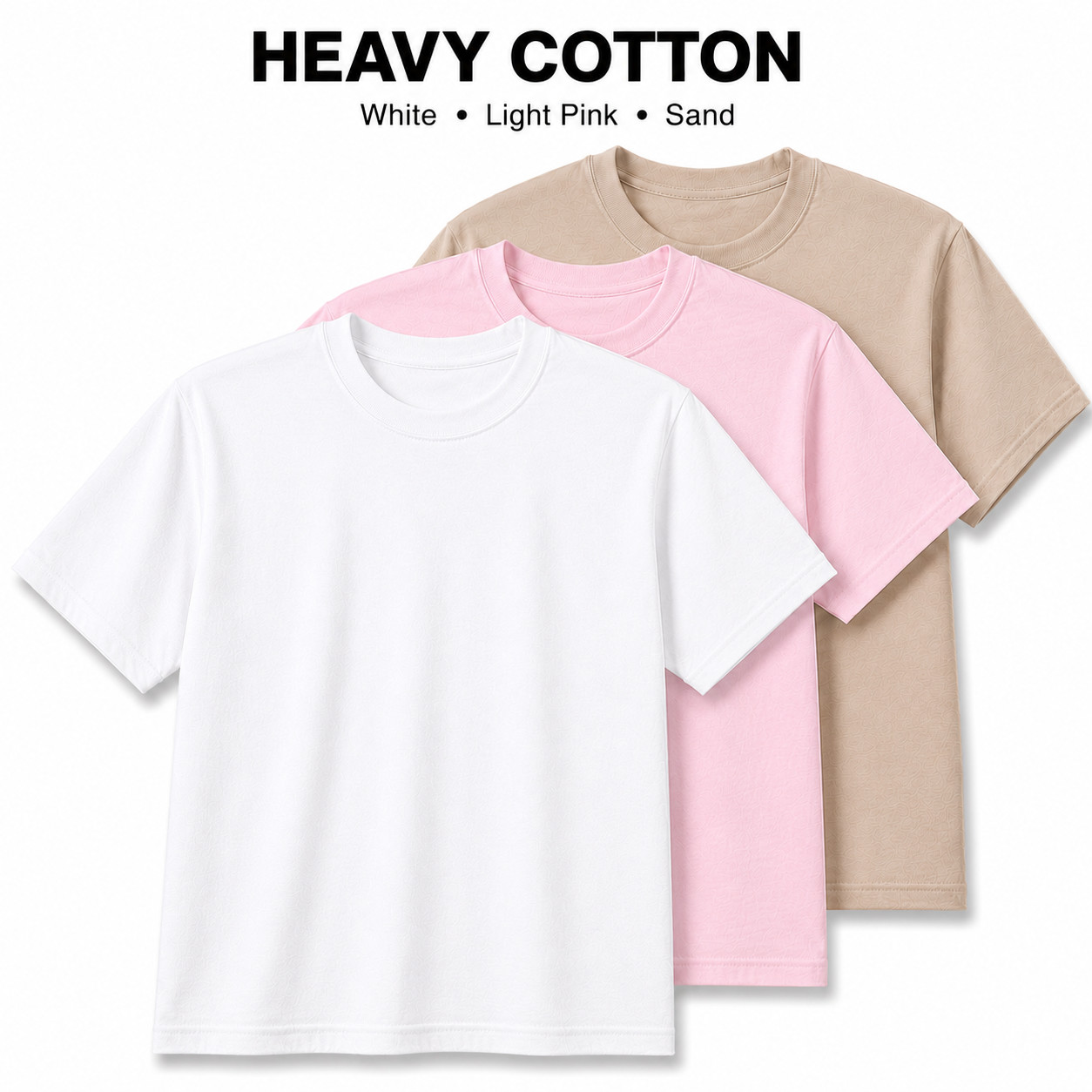 Gildan Heavy Cotton 5000 T-Shirt 3 & 5 Pack Men’s Fashion Color Cotton Tee S-5XL