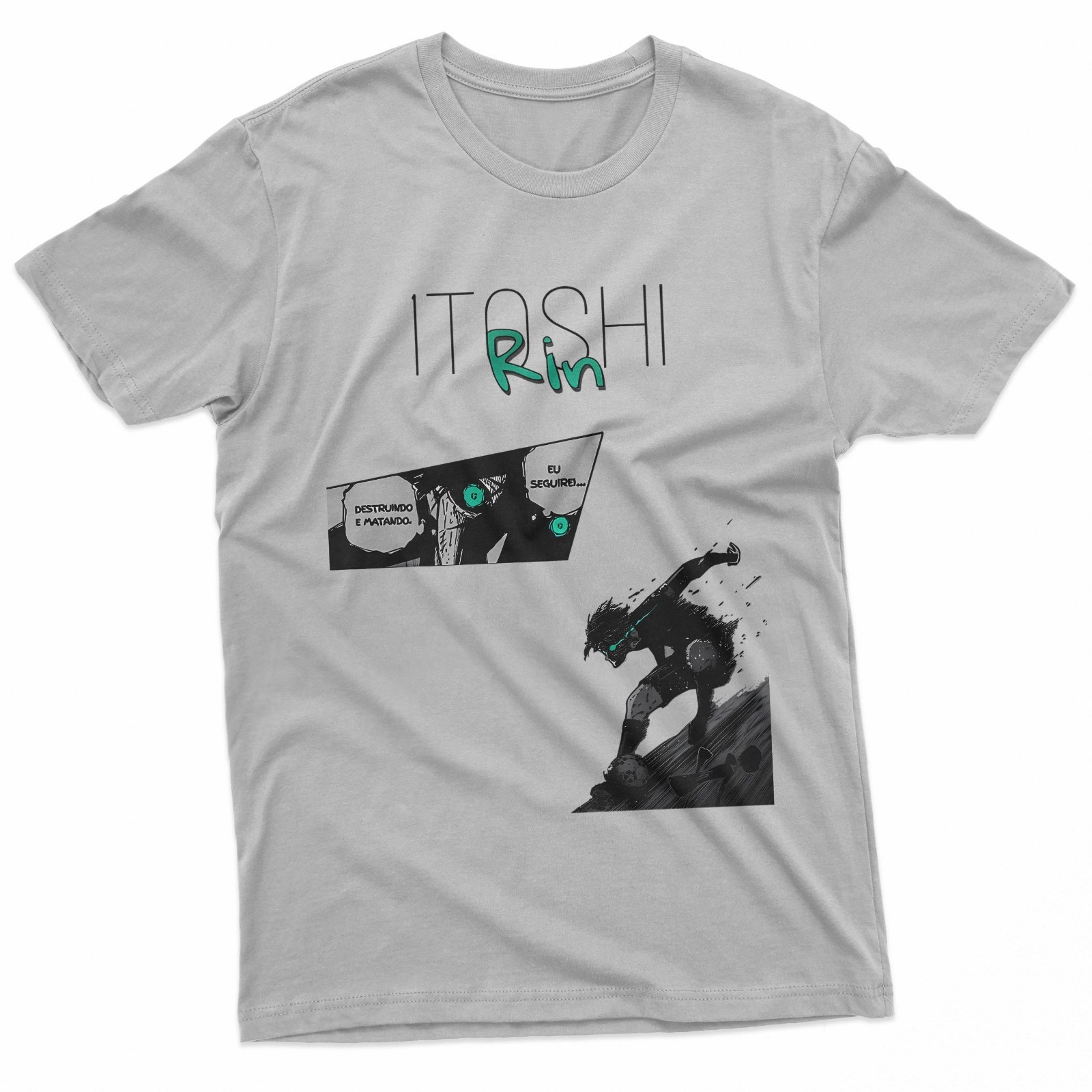 Rin Itoshi Blue Lock Neon Art T-Shirt