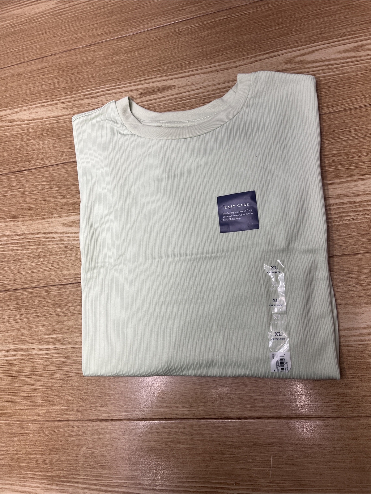 Craft & Barrow T-Shirt Mens XL Green Easy Care Long Sleeve Pullover Tee NWT