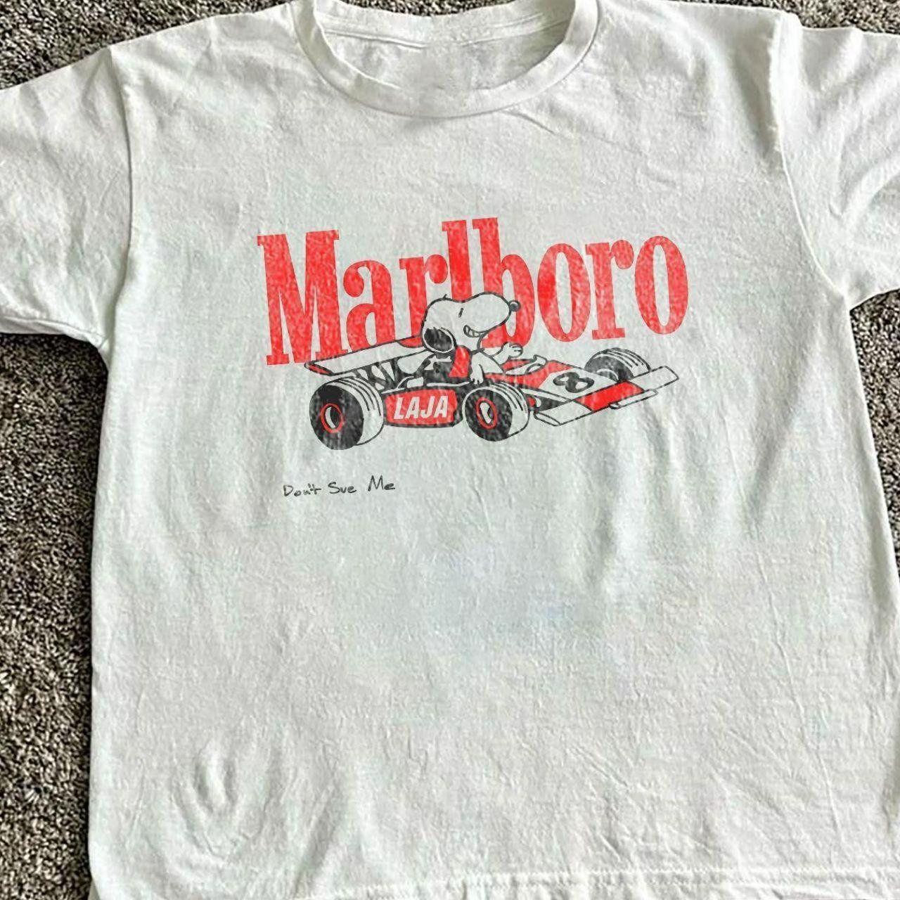 Marlboro Snoopy Don’t Save Me Vintage Graphic T Shirt Peanuts Tee USA S-5XL