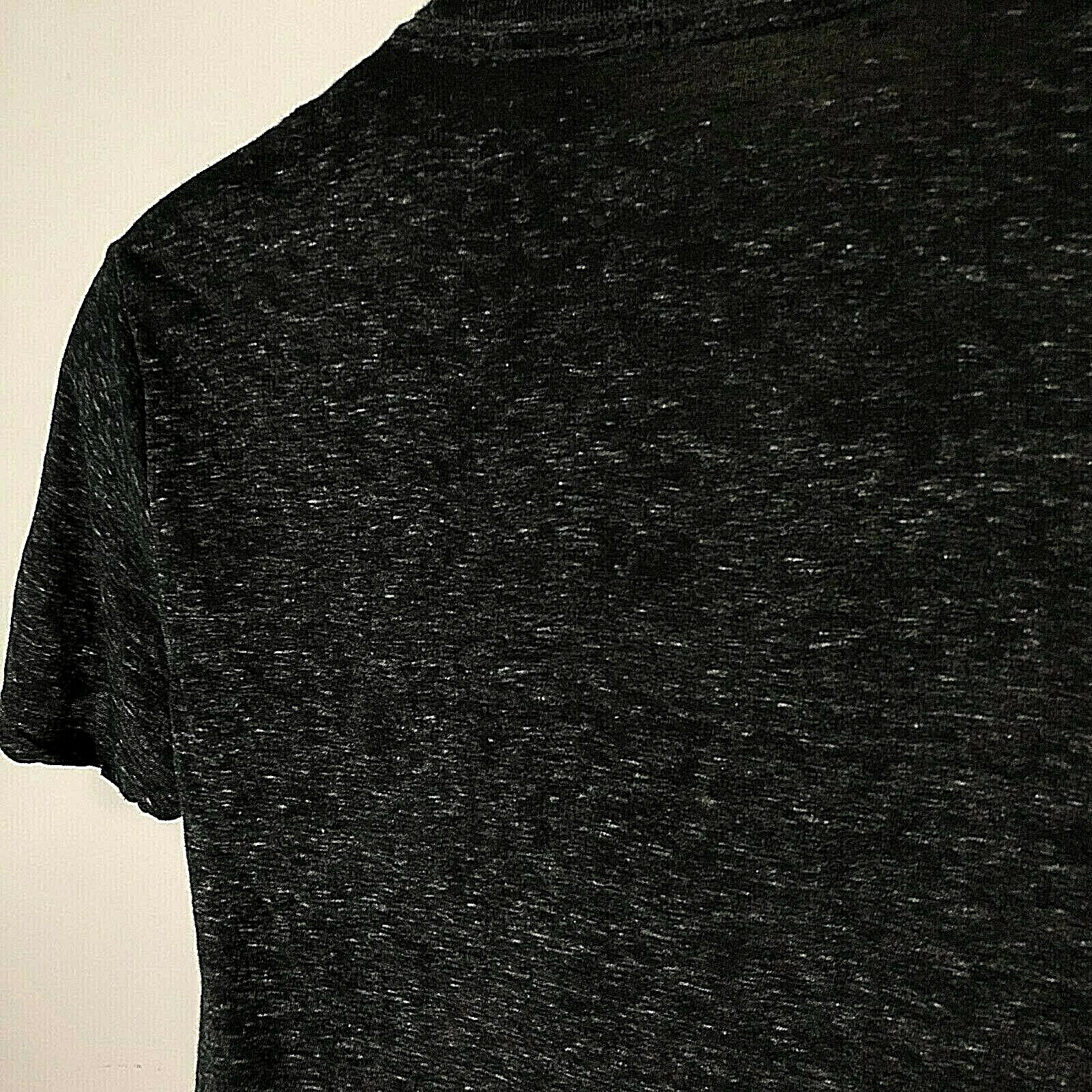 Authentic Disney Adult Mickey Mouse Tee Heather Black Dark Gray S Distressed Top