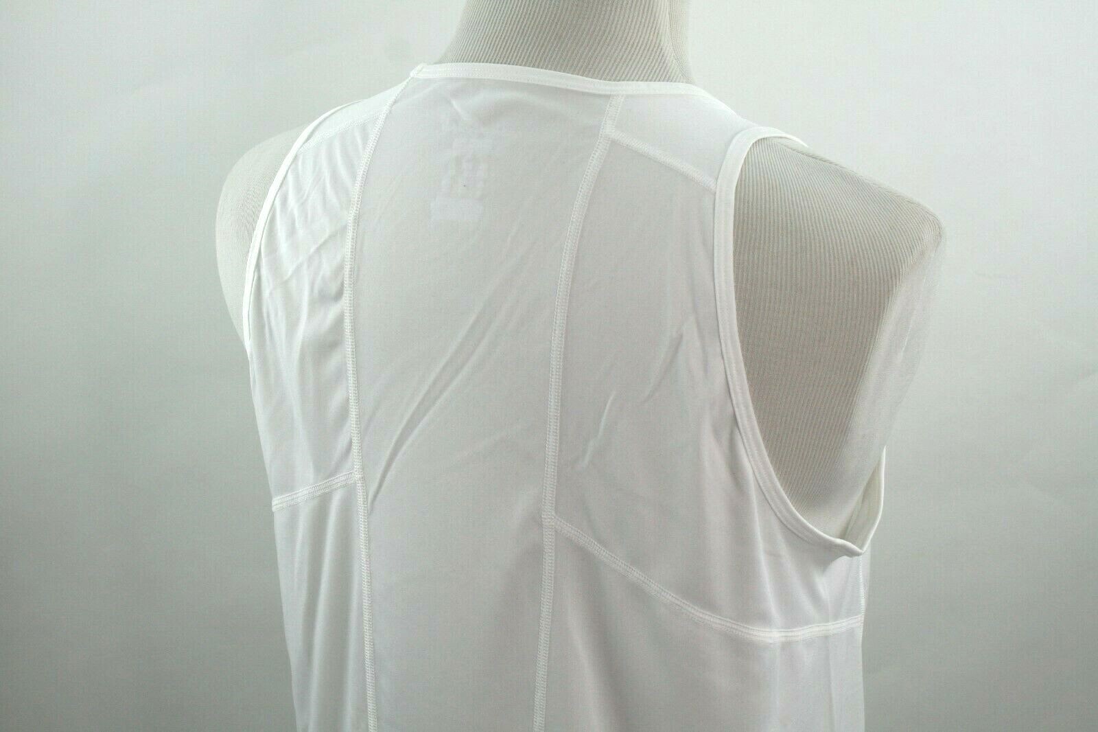 Champion White Tank Top Singlet Running Workout Mens Activewear Size Large